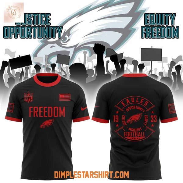 Philadelphia Eagles Justice Opportunity Equity Freedom Hoodie Shirt