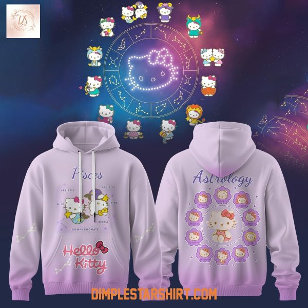 Pisces Fantasy x Hello Kitty Astrology Hoodie Shirt