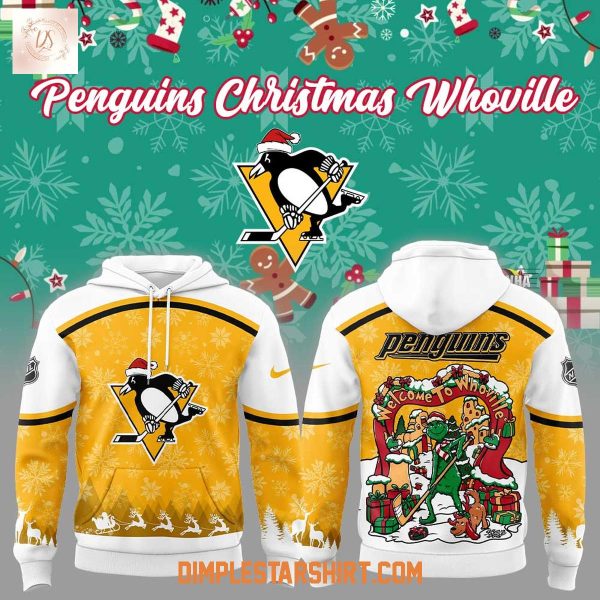 Pittsburgh Penguins Christmas Welcome To Whoville Hoodie T-Shirt