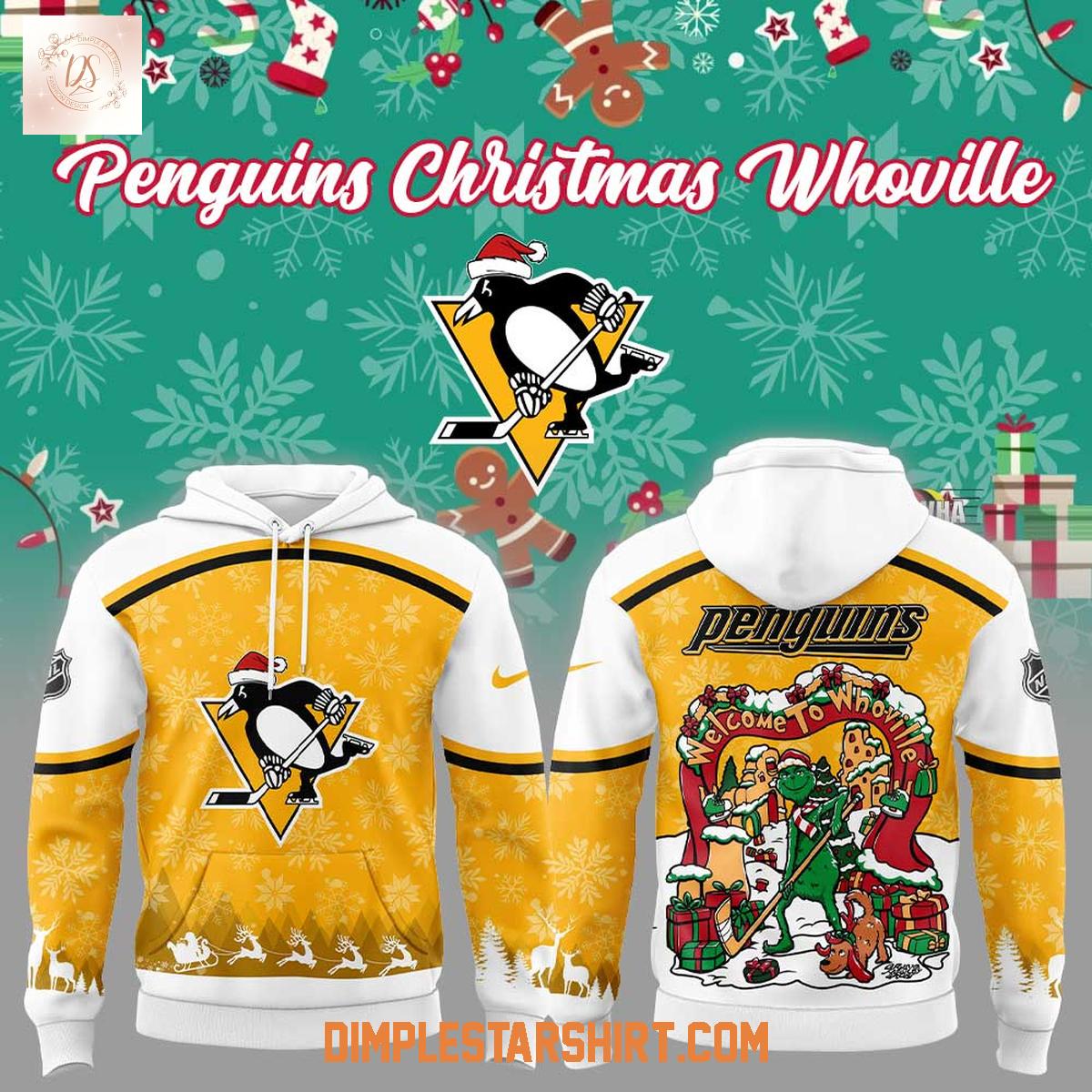 Pittsburgh Penguins Christmas Welcome To Whoville Hoodie T-Shirt Pittsburgh Penguins Christmas Welcome To Whoville Hoodie T-Shirt