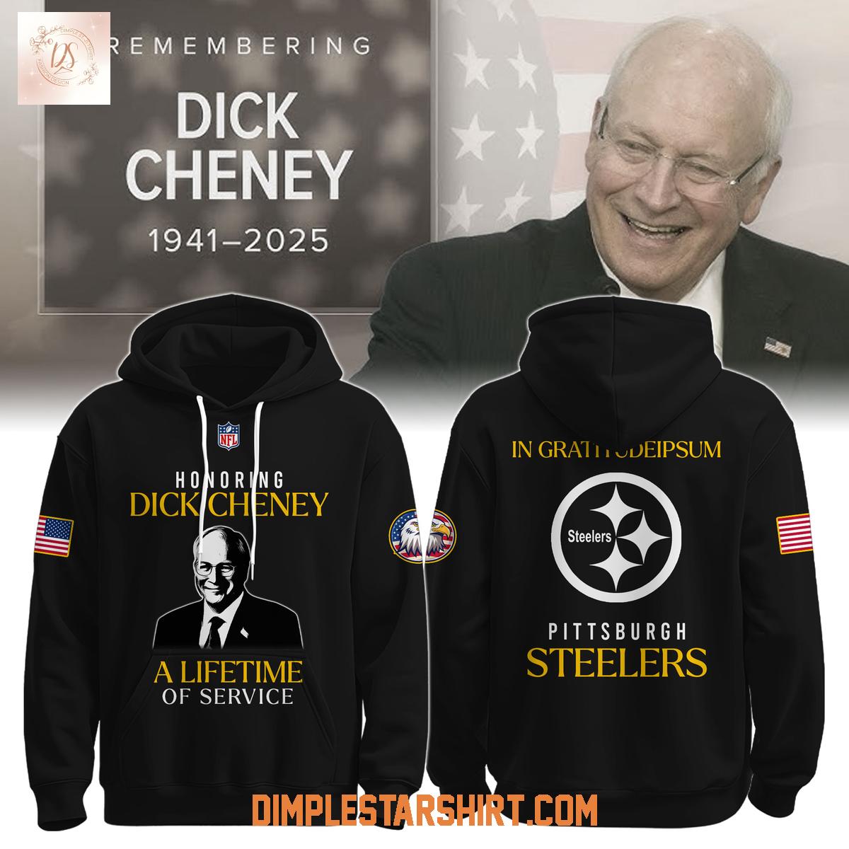 Pittsburgh Steelers Honoring Dick Cheney A Lifetime Of Service Hoodie Shirt Pittsburgh Steelers Honoring Dick Cheney A Lifetime Of Service Hoodie Shirt