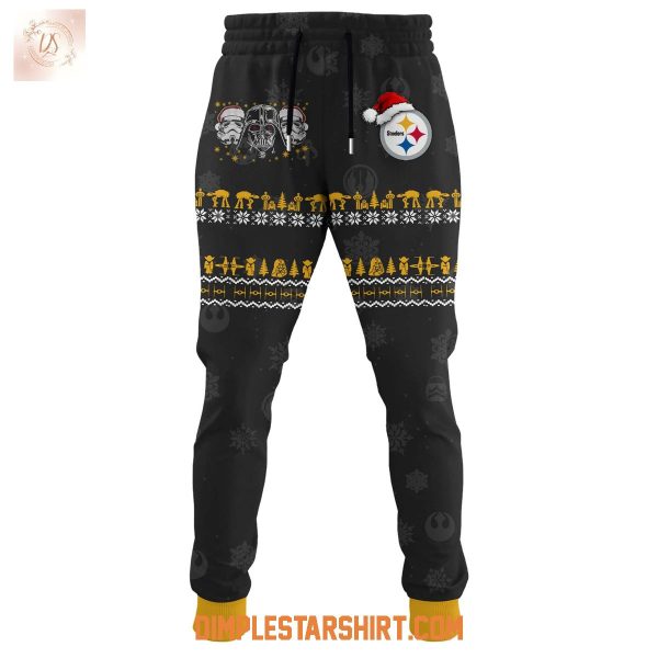 Pittsburgh Steelers x Star Wars The Force Christmas Hoodie Shirt