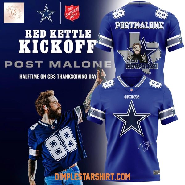 Post Malone x Dallas Cowboys Red Kettle Kickoff Jersey
