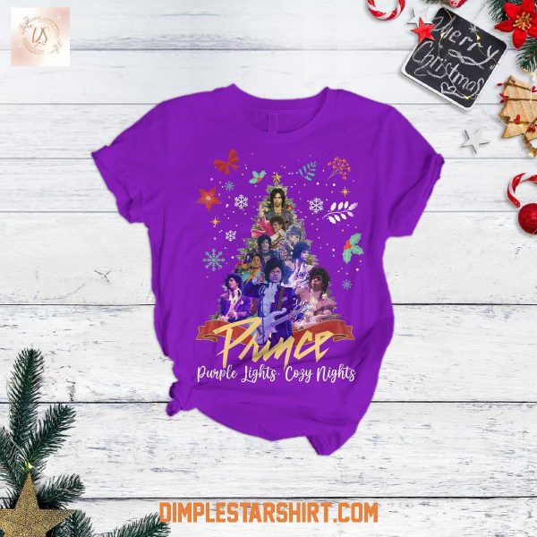 Prince Purple Lights Cozy Nights Pajamas Set