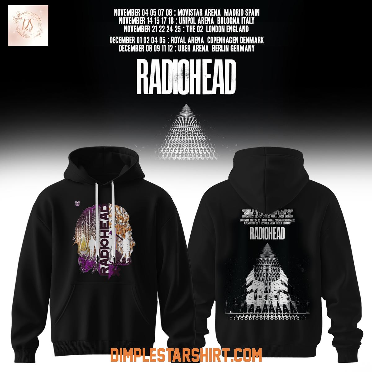 Radiohead Europe Tour 2025 Hoodie Shirt Radiohead Europe Tour 2025 Hoodie Shirt