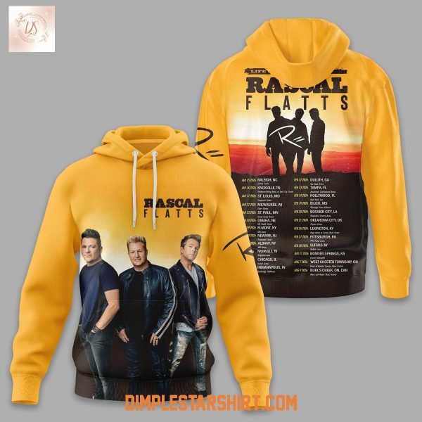 Rascal Flatts Celebrating 25 Years Life Is A Highway Tour Hoodie T Shirt