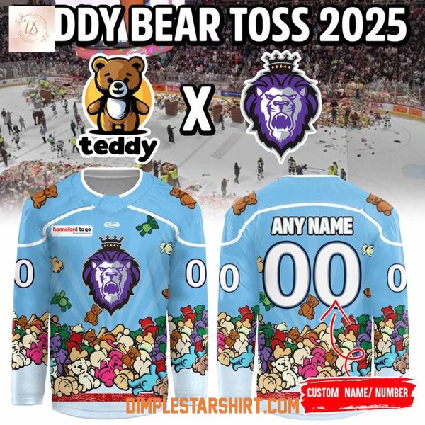 Reading Royals Our Teddy Bear Toss 2025 Hockey Jersey