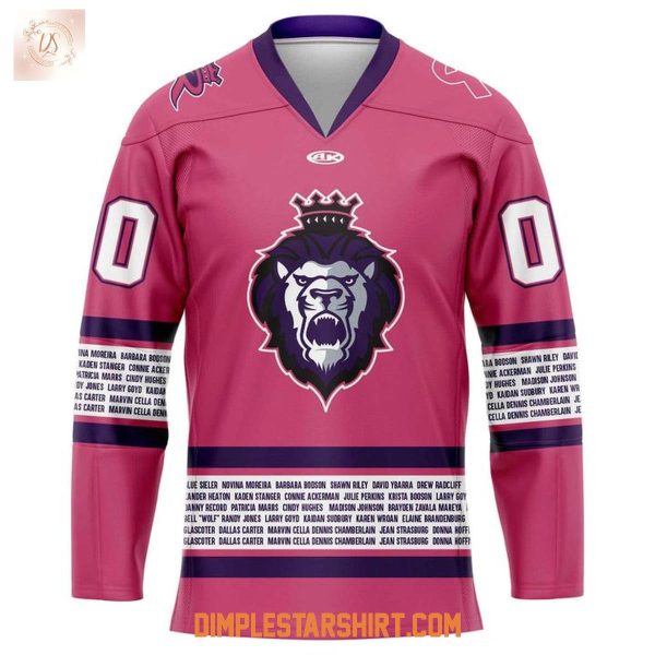 Reading Royals Pink In The Rink 2025 Jersey