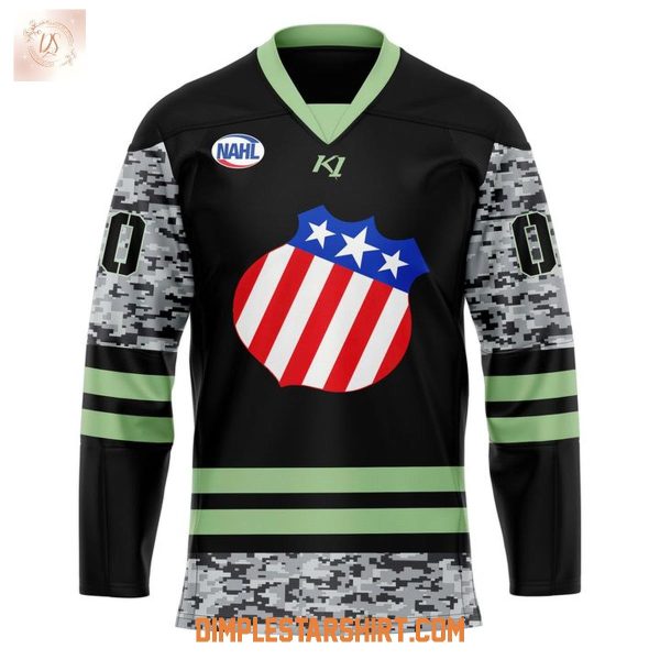 Rochester Jr. Americans Military Appreciation Night 2025 Jersey