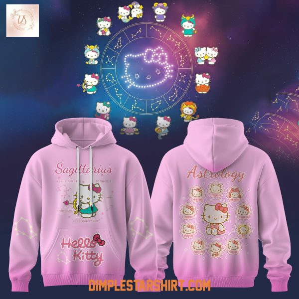 Sagittarius Adventure x Hello Kitty Astrology Hoodie Shirt