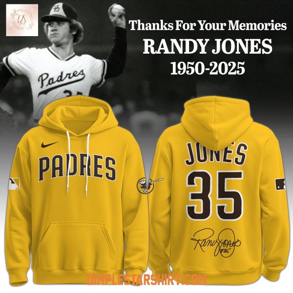 San Diego Padres x Randy Jones Memories 2025 Hoodie T Shirt