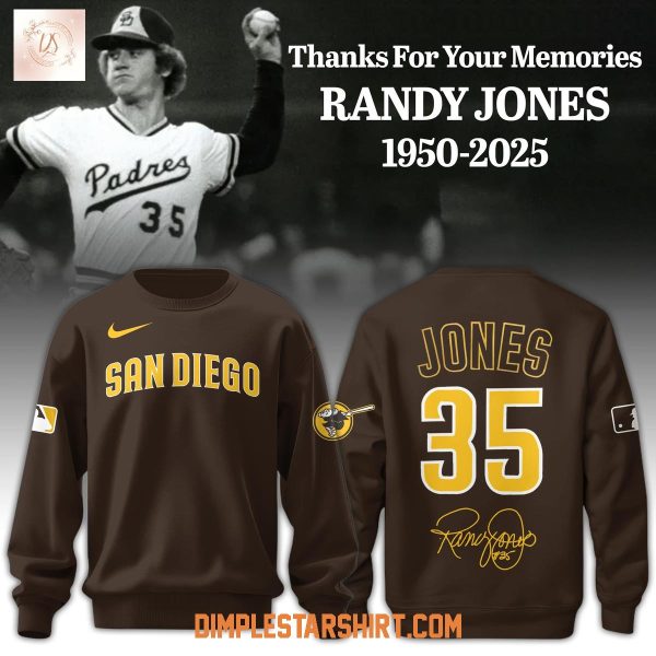 San Diego Padres x Randy Jones Memories 2025 Hoodie T Shirt