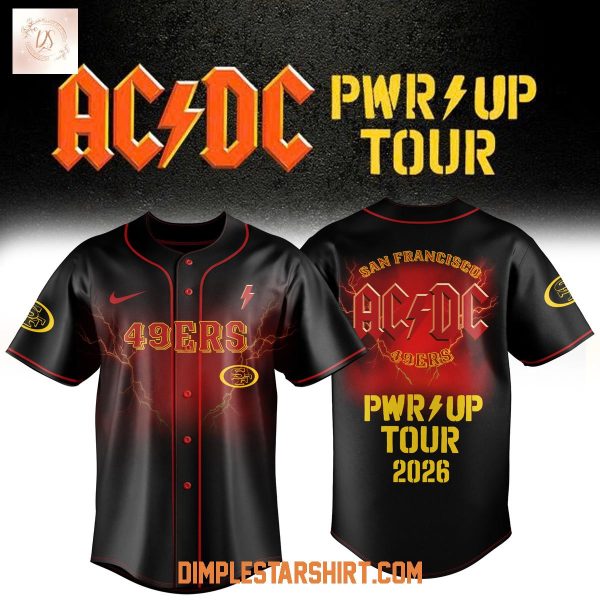 San Francisco 49ers x ACDC PWR Up Tour 2026 Jersey