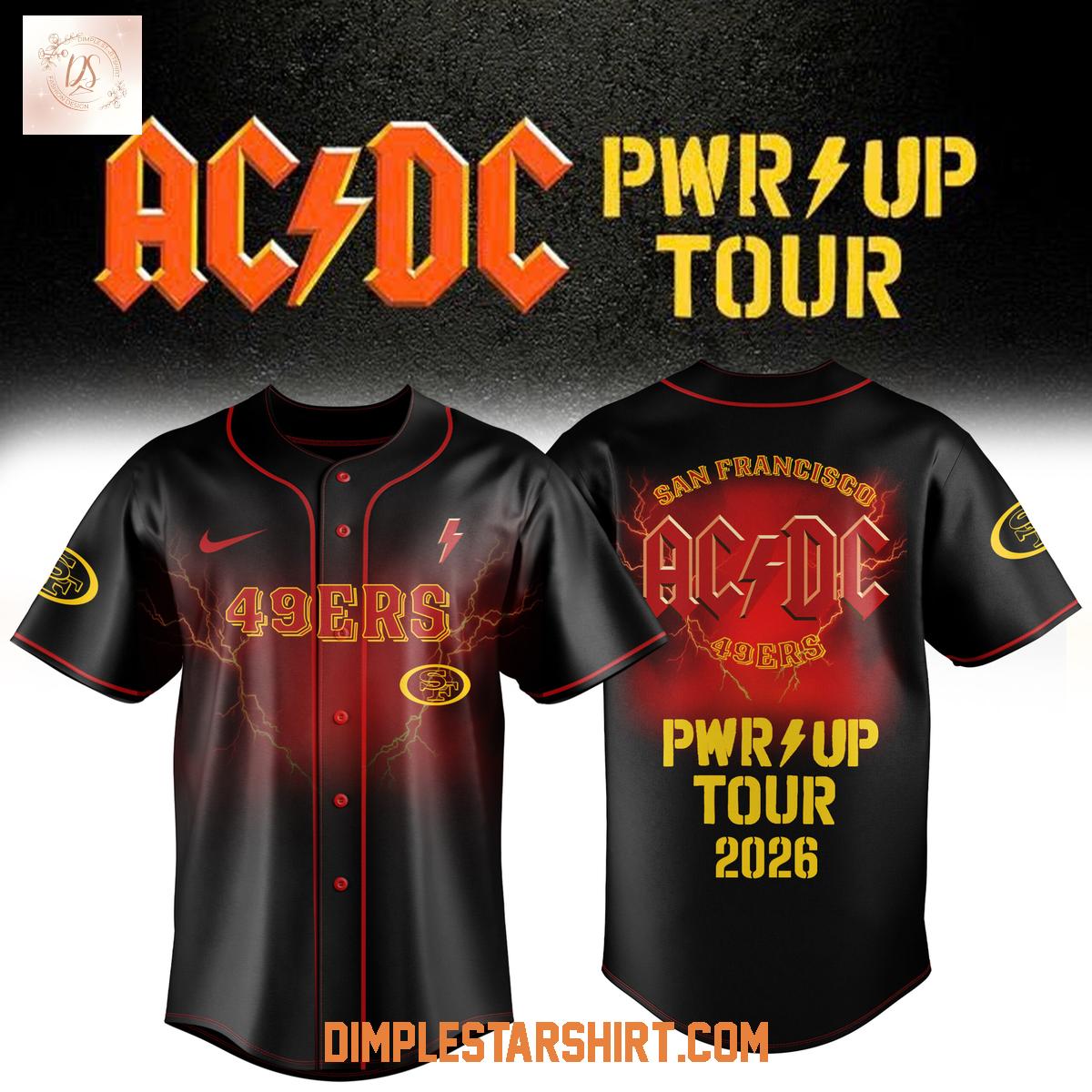San Francisco 49ers x ACDC PWR Up Tour 2026 Jersey San Francisco 49ers x ACDC PWR Up Tour 2026 Jersey