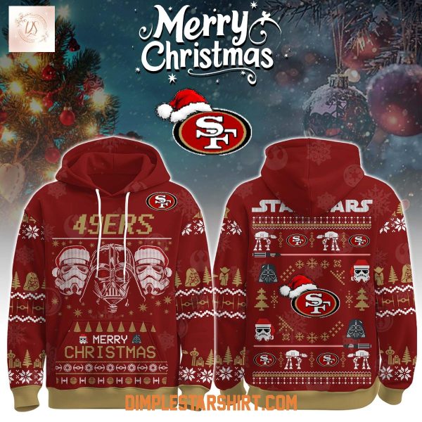 San Francisco 49ers x Star Wars The Force Christmas Hoodie Shirt