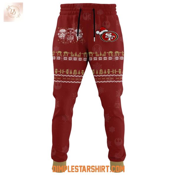 San Francisco 49ers x Star Wars The Force Christmas Hoodie Shirt