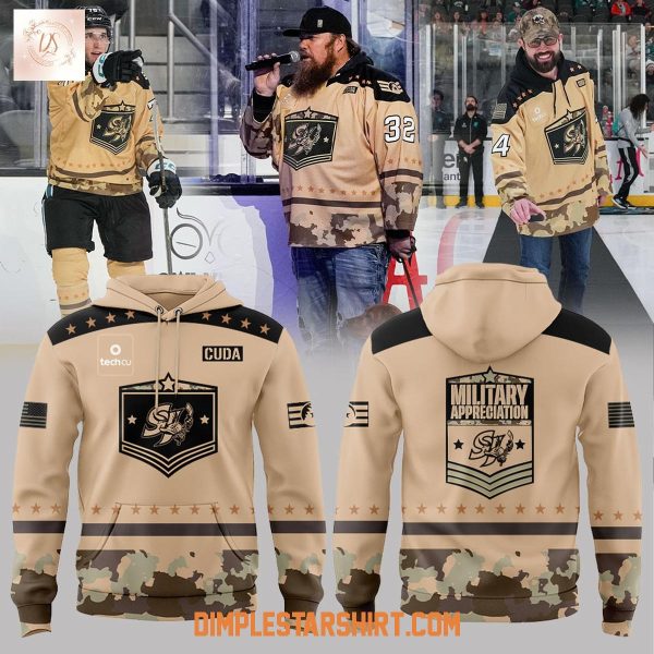 San Jose Barracuda Celebrating Veterans Day 2025 Hoodie T-Shirt