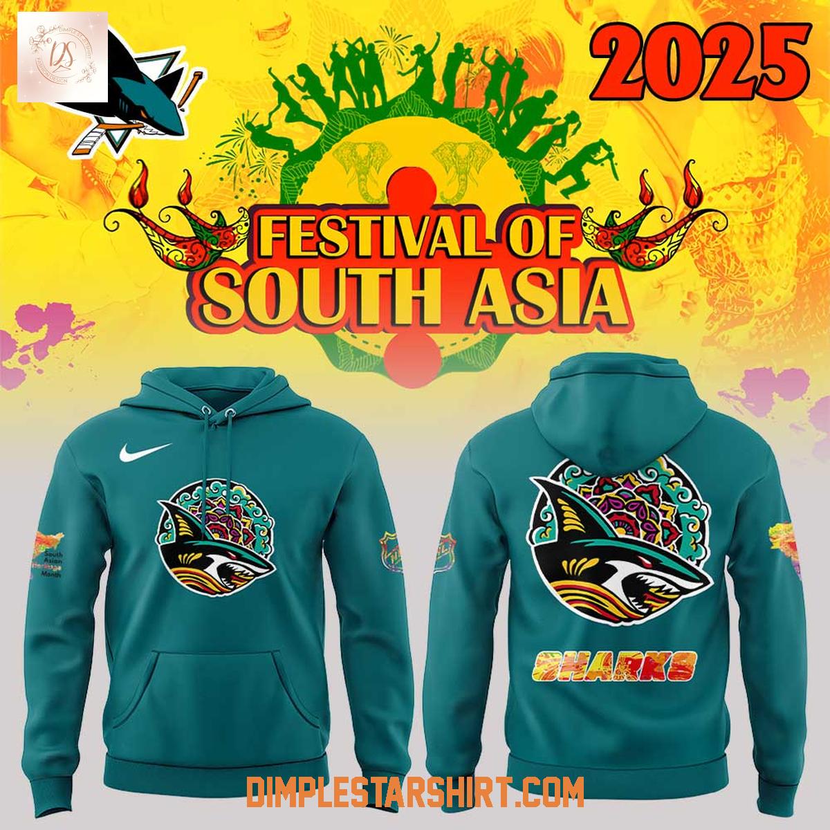 San Jose Sharks Festival Of South Asian 2025 Hoodie Shirt San Jose Sharks Festival Of South Asian 2025 Hoodie Shirt