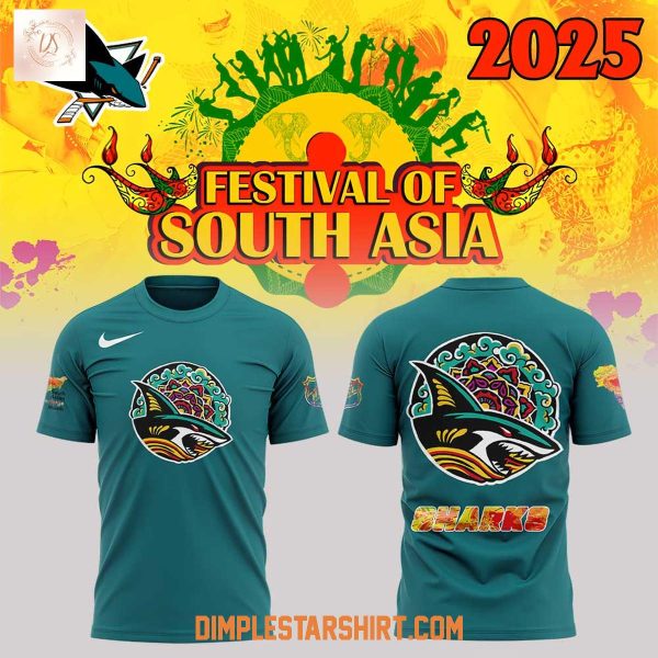 San Jose Sharks Festival Of South Asian 2025 Hoodie Shirt