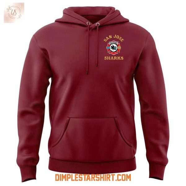 San Jose Sharks First Responders Night Hoodie T Shirt