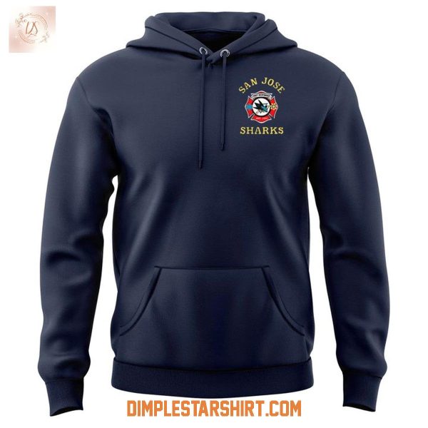 San Jose Sharks First Responders Night Hoodie T Shirt