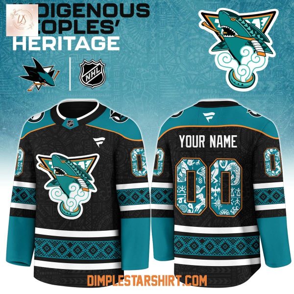 San Jose Sharks Indigenous Peoples’ Heritage Hockey Jersey