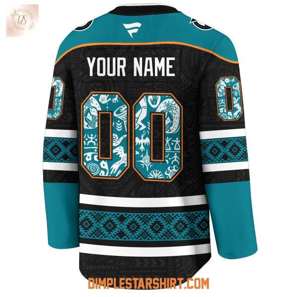San Jose Sharks Indigenous Peoples' Heritage Hockey Jersey