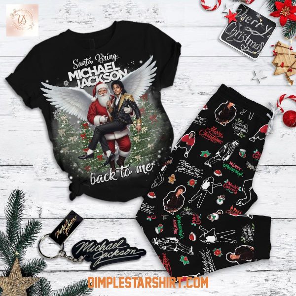 Santa Bring Michael Jackson Back To Me Pajamas Set