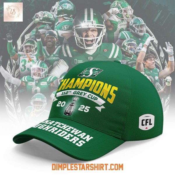 Saskatchewan Roughriders 112th Grey Cup 2025 Champions Cap