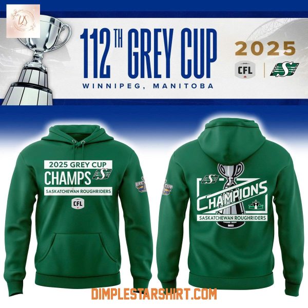 Saskatchewan Roughriders Grey Cup Champions Hoodie Shirt
