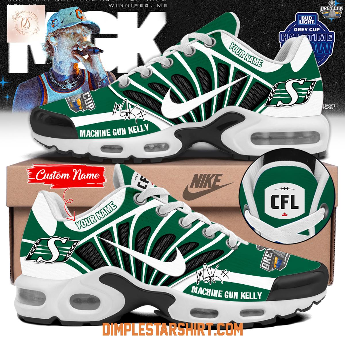 Saskatchewan Roughriders x MGK Grey Cup Air Max Shoes Saskatchewan Roughriders x MGK Grey Cup Air Max Shoes
