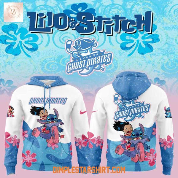 Savannah Ghost Pirates x Lilo And Stich 2025 Hoodie Shirt
