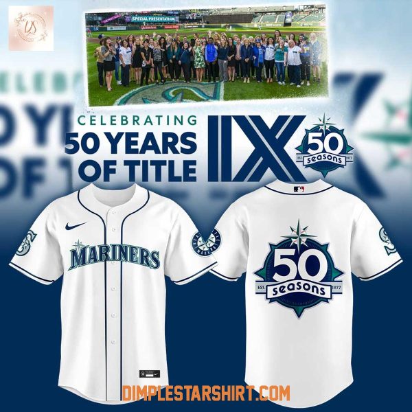 Seattle Mariners 50 Seasons Celebration Jersey