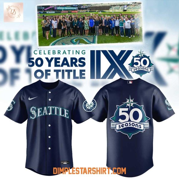 Seattle Mariners 50 Seasons Celebration Jersey