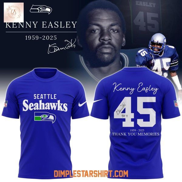 Seattle Seahawks Kenny Easley 1959 – 2025 Thank For Memories Shirt