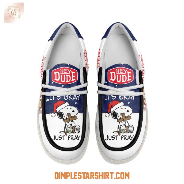 Snoopy Christmas Lets Is Adore Him Hey Dude Shoes