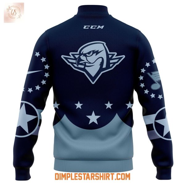 Springfield Thunderbirds Military Appreciation 2025 Baseball Jacket