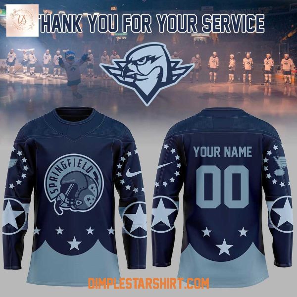 Springfield Thunderbirds Military Appreciation 2025 Hockey Jersey