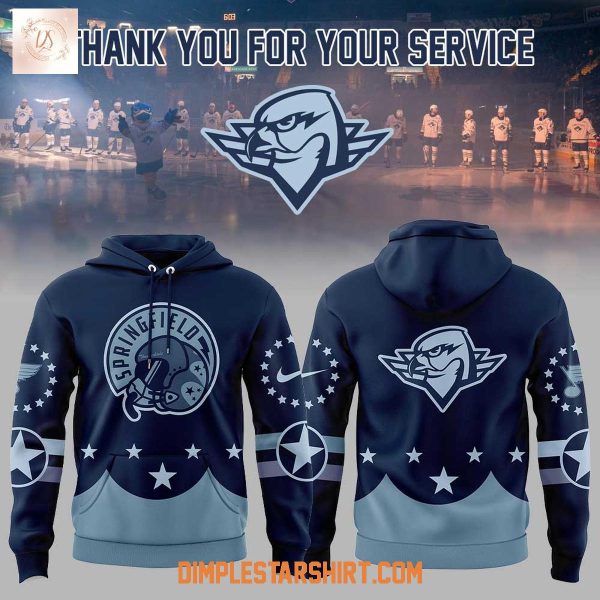 Springfield Thunderbirds Military Appreciation 2025 Hoodie Shirt