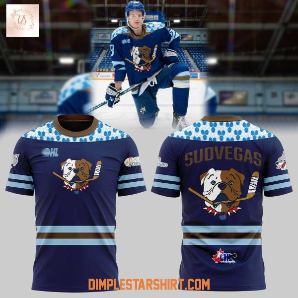 Sudbury Wolves Sudvegas Shoresy Uniform 2025 Hoodie Shirt