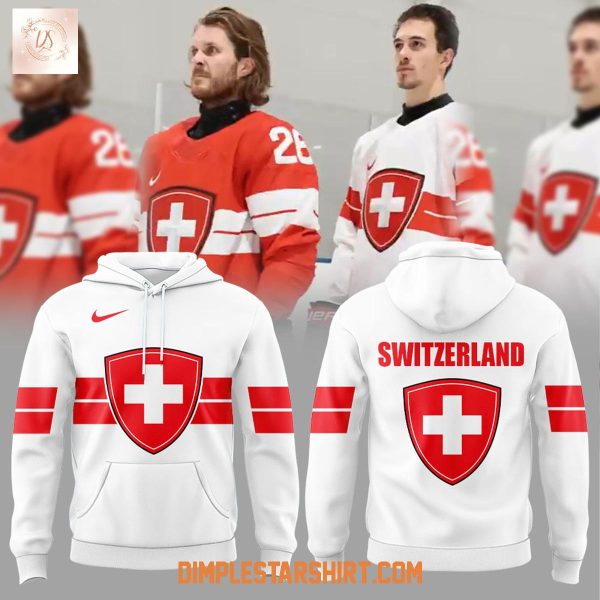 Switzerland Ice Hockey Olympic 2026 Hoodie T Shirt