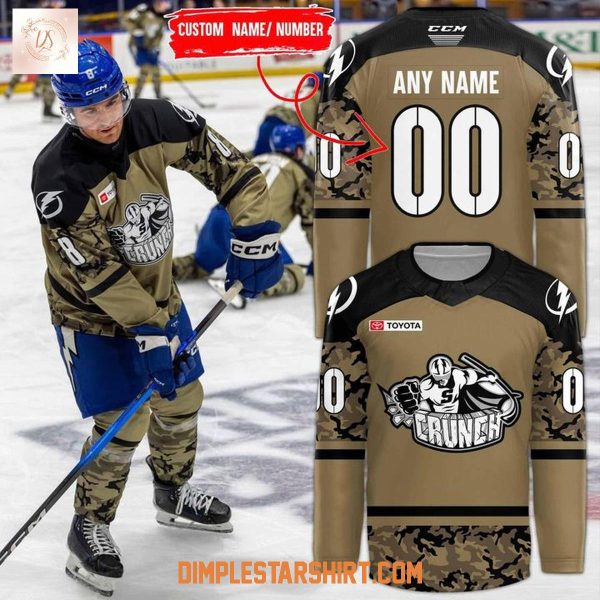 Syracuse Crunch Military Night 2025 Hockey Jersey