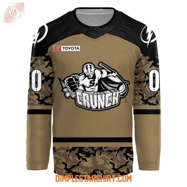 Syracuse Crunch Military Night 2025 Hockey Jersey