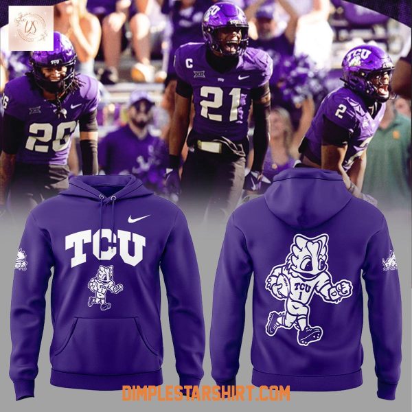 TCU Football SuperFrog 2025 Hoodie Shirt