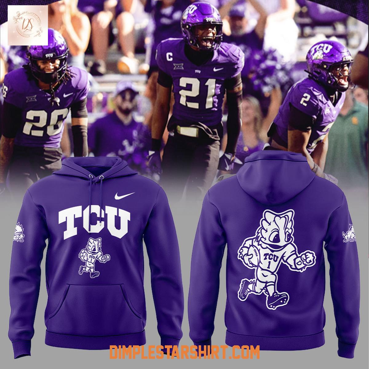 TCU Football SuperFrog 2025 Hoodie Shirt TCU Football SuperFrog 2025 Hoodie Shirt