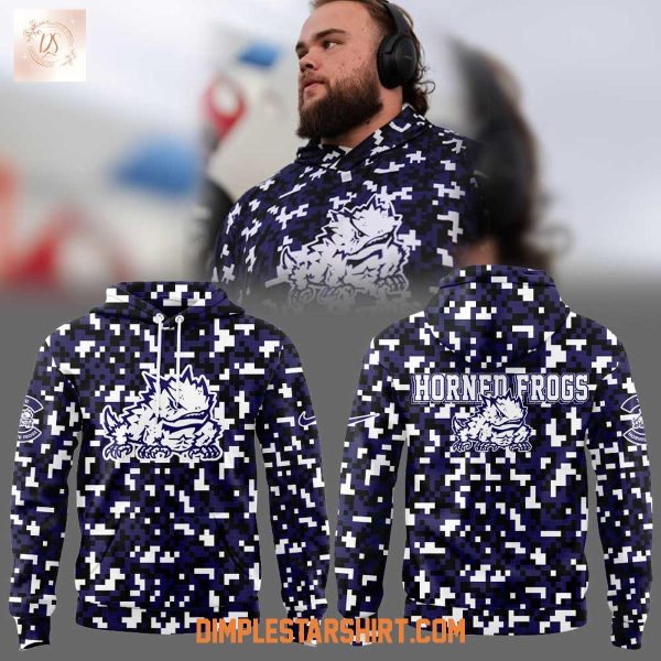 TCU Horned Frogs Digital Camo Hoodie T Shirt