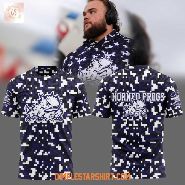 TCU Horned Frogs Digital Camo Hoodie T Shirt