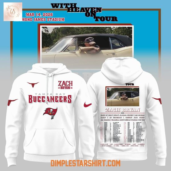 Tampa Bay Buccaneers x Zach Bryan With Heaven On Tour Hoodie T Shirt