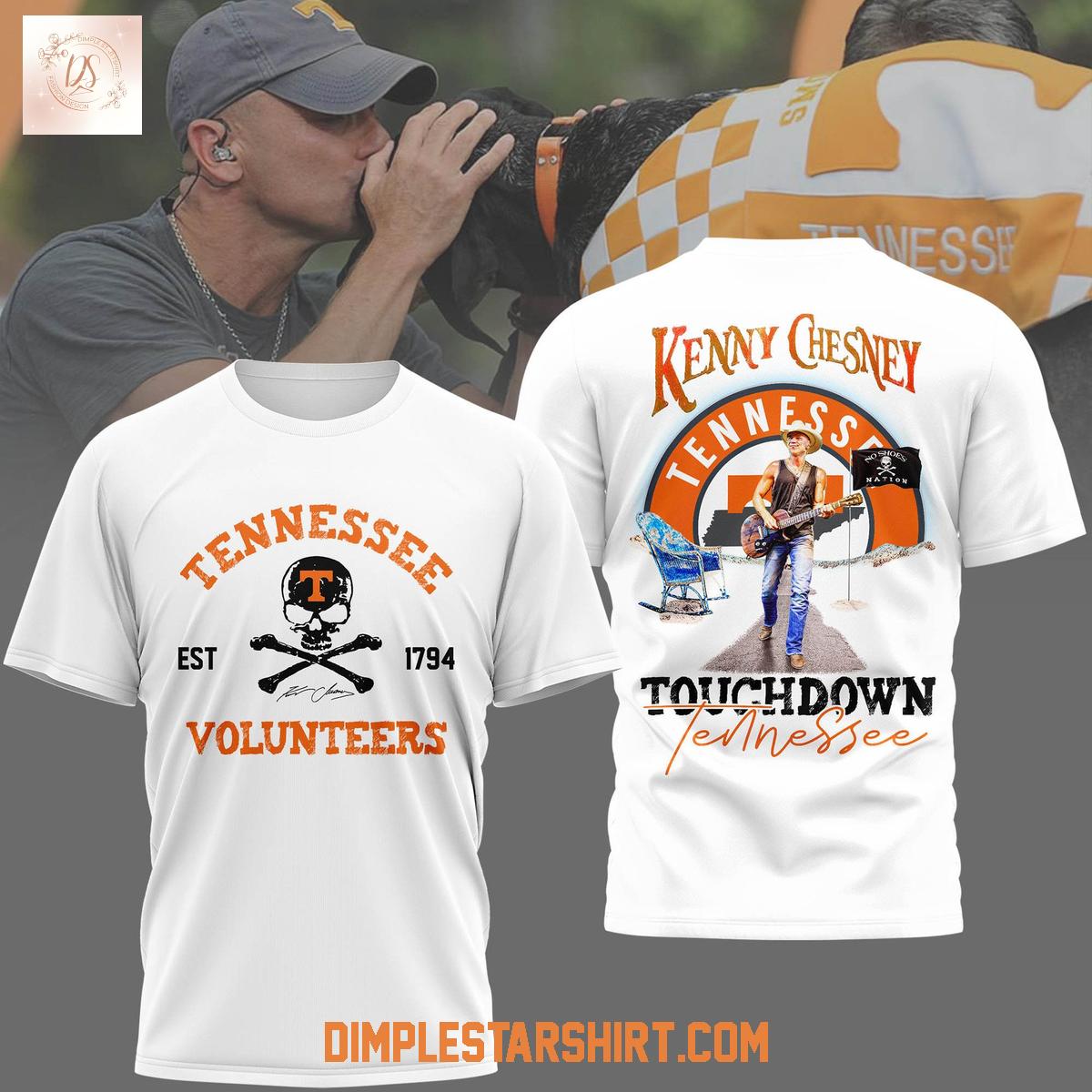 Tennessee Volunteers x Kenny Chesney Touchdown Shirt Tennessee Volunteers x Kenny Chesney Touchdown Shirt