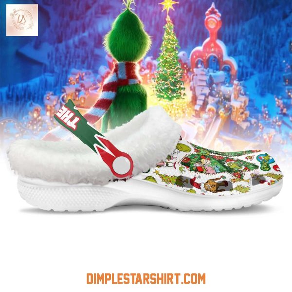 The Grinch x Christmas Fleece Crocs Clogs